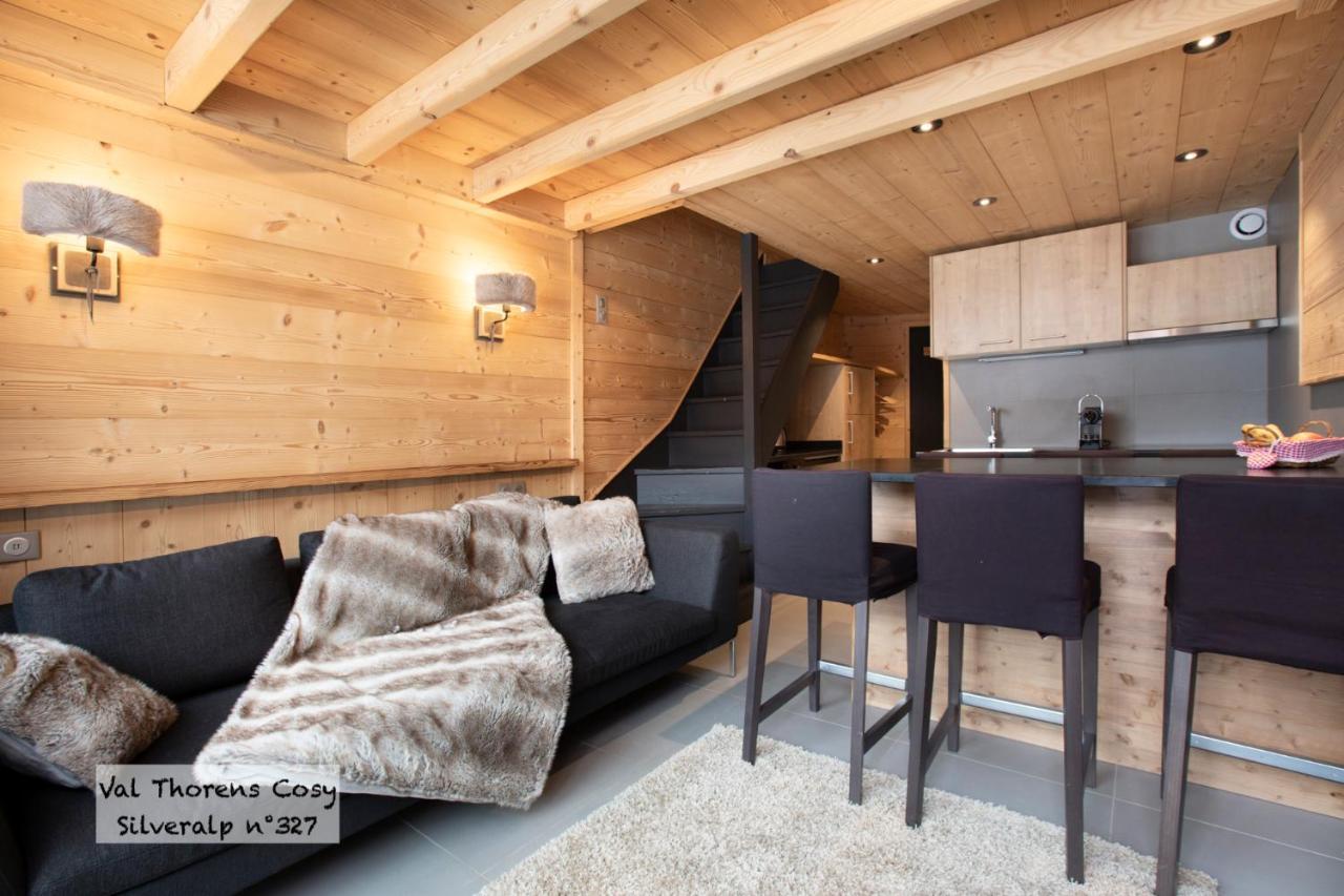 Val Thorens-Cosy Duplex Avec Vue Silveralp Kültér fotó
