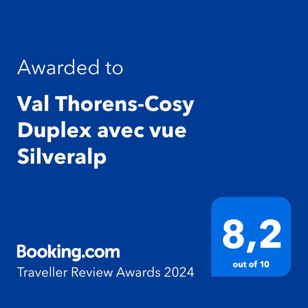 Val Thorens-Cosy Duplex Avec Vue Silveralp Kültér fotó